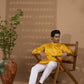 Yellow Geometric Embroidered Kurta Set - Spring Break