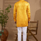 Yellow Geometric Embroidered Kurta Set - Spring Break