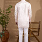 Light Pink Geometric Embroidered Kurta Set - Spring Break