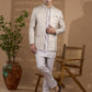 Grey Embroidered Indowestern Set