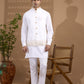 Border Embroidered Jacket Kurta Set