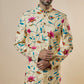 Rayon Printed Sherwani Set