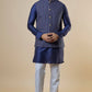 Denim Stripe Nehru Jacket