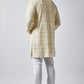Cream Lucknowi Embroidered Kurta Set