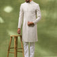 Ivory Heavy Embroidered Sherwani Set