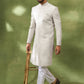 Cream Heavy Embroidered Sherwani Set