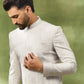 Cream Heavy Embroidered Sherwani Set