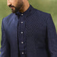 Navy Embellished Indo Western Set