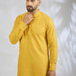 Mustard Embroidered Kurta Set