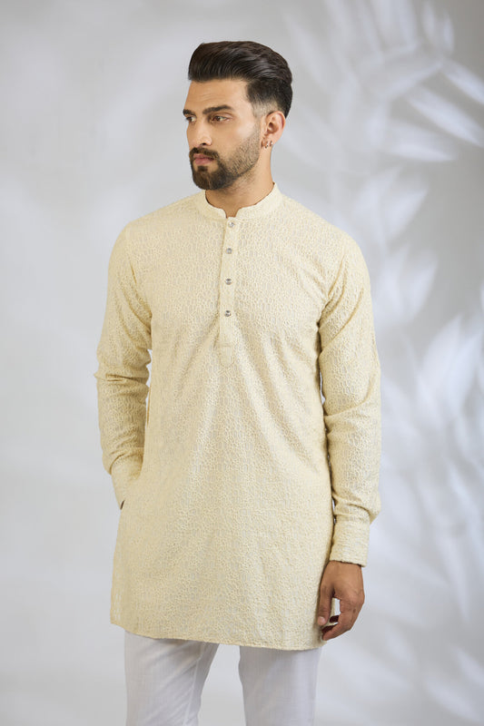Ivory Embroidered Kurta Set - Spring Break