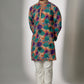 Embroidered Digital Print Kurta Set - Spring Break