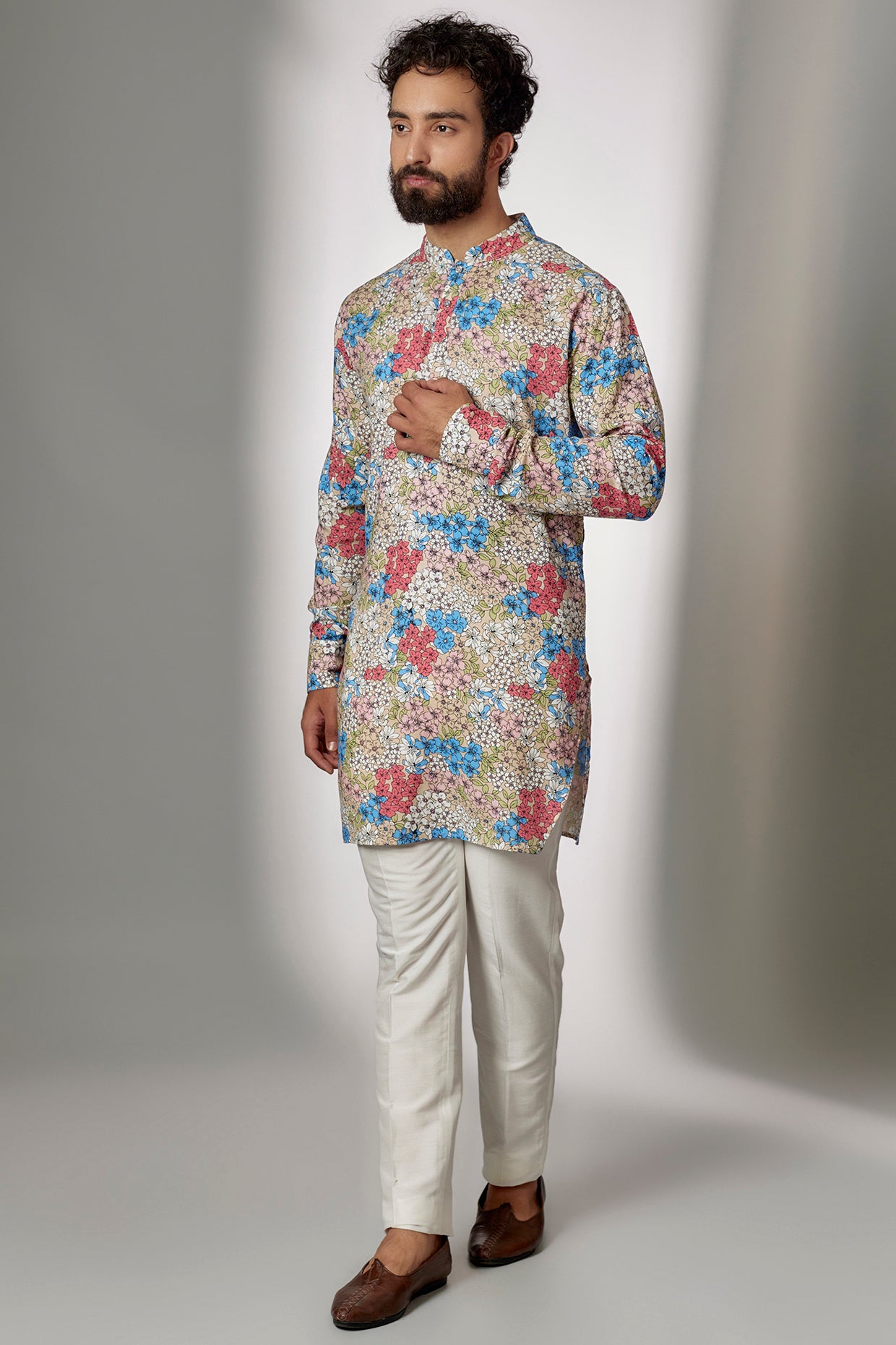 Floral Print Kurta Set - Spring Break