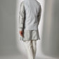 Grey Embroidered Nehru Jacket with Kurta Set - Spring Break