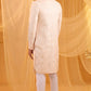 Pale Pink Lucknowi Embroidered Sherwani Set