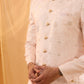 Pale Pink Lucknowi Embroidered Sherwani Set