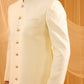 Ivory Jacquard Sherwani Set