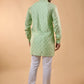 Mint Green Embroidered Kurta Set