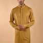 Mustard Yellow Embroidered Kurta Set