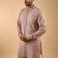 Pink Embroidered Kurta Set