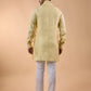 Yellow Embroidered Kurta Set