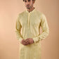 Yellow Embroidered Kurta Set