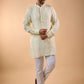 Ivory Embroidered Kurta Set
