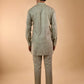 Sage Green Embroidered Kurta Set