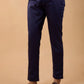 Navy Embroidered Kurta with Dupatta Set