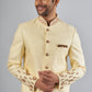 Off White Jacquard Embroidered Sherwani Set - Spring Break