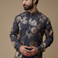 Gold Foil Print Kurta set