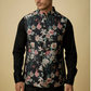 Floral Digital Print Jacket Kurta Set