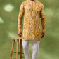 Yellow Botanical Print Kurta Set