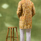 Yellow Botanical Print Kurta Set