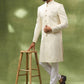 Ivory Box Embroidered Sherwani Set