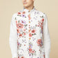 Floral Digital Print Bundi Jacket - Spring Break