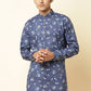 Blue Floral Print Kurta - Spring Break