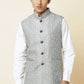 Grey Embroidered Bundi Jacket - Spring Break