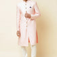 Pink Textured Sherwani Set - Spring Break