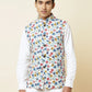 Multi-Colour Floral Print Bundi Jacket - Spring Break