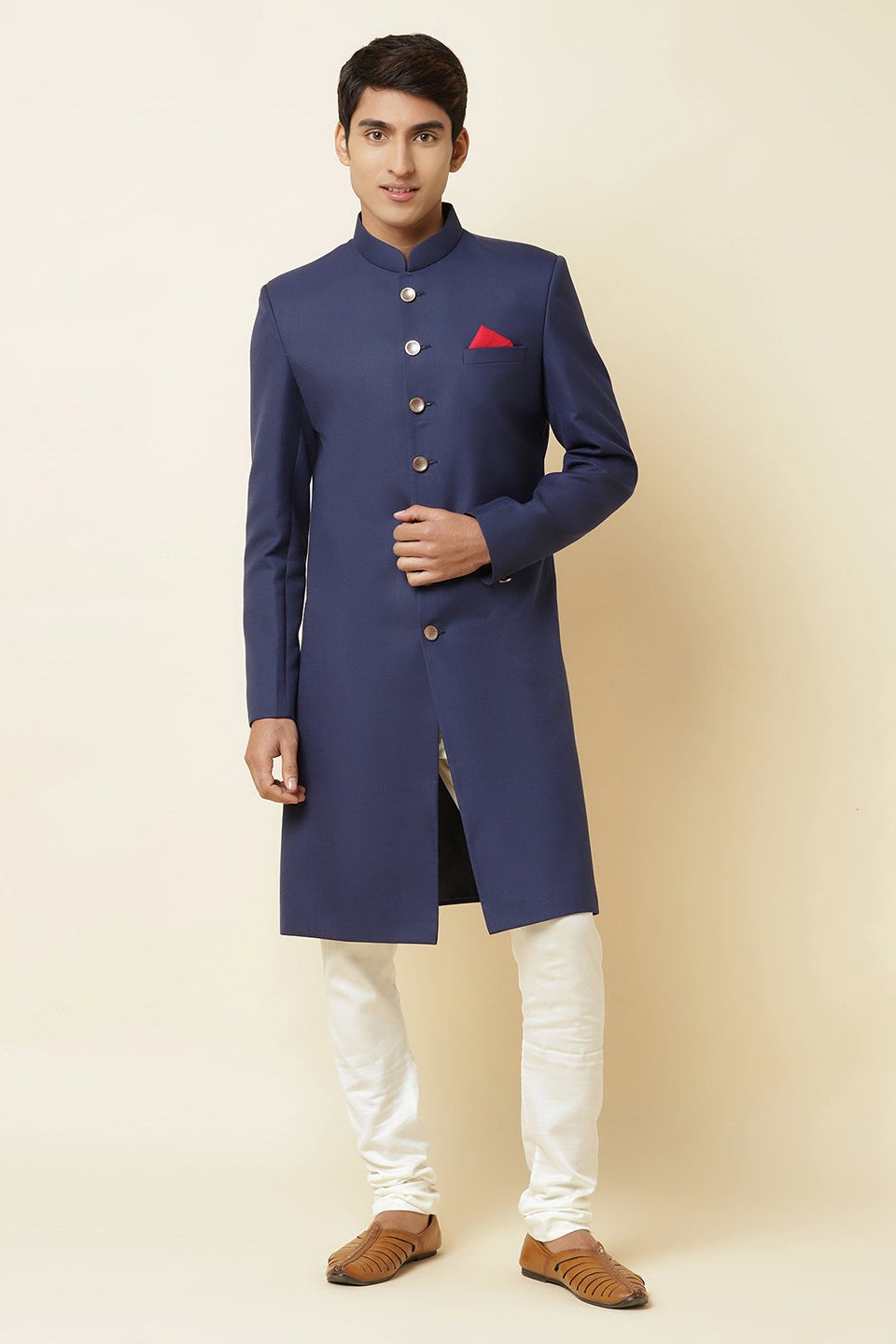 Navy Blue Sherwani Set - Spring Break