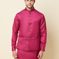 Pink Bundi Jacket with Kurta Set - Spring Break