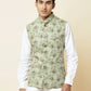 Green Floral Print Bundi Jacket - Spring Break
