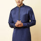 Navy Embroidered Kurta - Spring Break