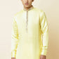 Yellow Embroidered Kurta - Spring Break