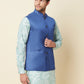 Tropical Print Kurta Set with Bundi Jacket - Spring Break