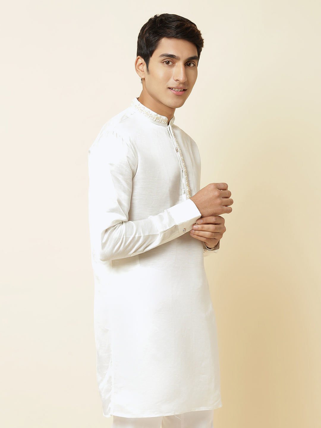 White Embroidered Kurta - Spring Break