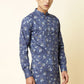 Blue Floral Print Kurta - Spring Break