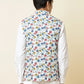 Multi-Colour Floral Print Bundi Jacket - Spring Break