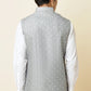 Grey Embroidered Bundi Jacket - Spring Break