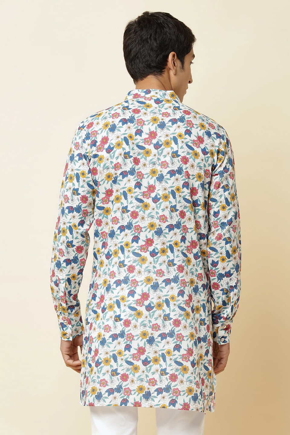 Multi-Colour Floral Print Kurta - Spring Break